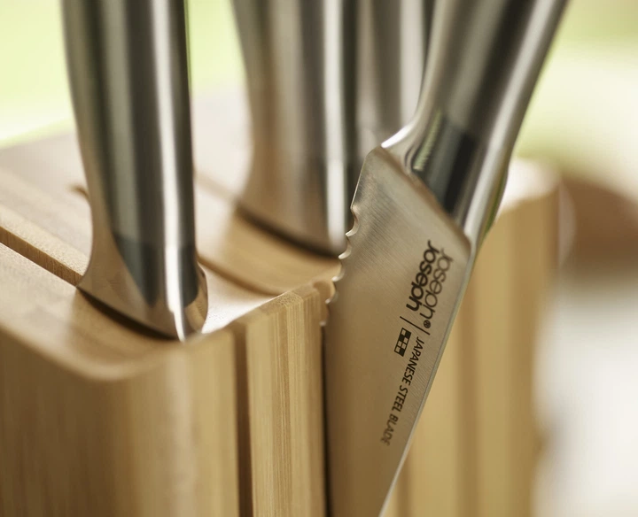 Набір сталевих ножів Elevate Bamboo 5 шт. Joseph Joseph 10564 - зображення 5