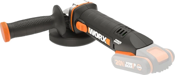 Szlifierka kątowa akumulatorowa Worx Li-Ion 20V 125 mm WX803.9 bez akumulatora oraz ładowarki (6924328321156) - obraz 4