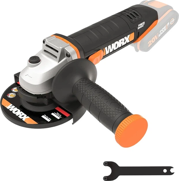 Szlifierka kątowa akumulatorowa Worx Li-Ion 20V 125 mm WX803.9 bez akumulatora oraz ładowarki (6924328321156) - obraz 10