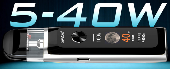 Pod-система Smok Novo 6 Ultra KIT Silver вейп смок ново 6 ультра на 1700мАч до 40 Вт электронная сигарета с цветным дисплеем серебристая - изображение 6