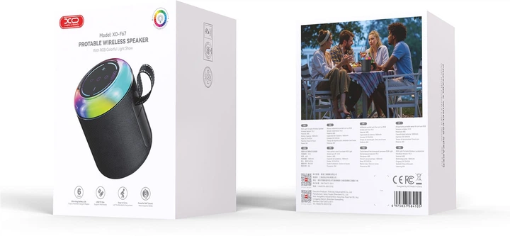 Портативная колонка XO F67 8W Black (F67.black) - изображение 7