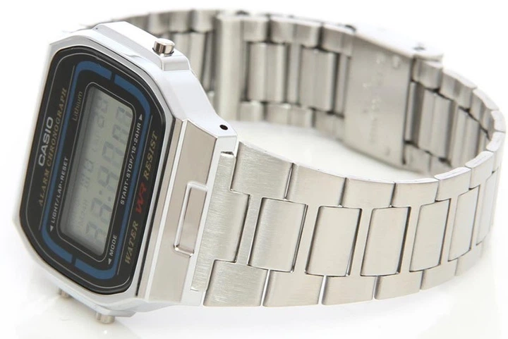 Чоловічі наручні годинники Casio A164WA-1VES - изображение 4