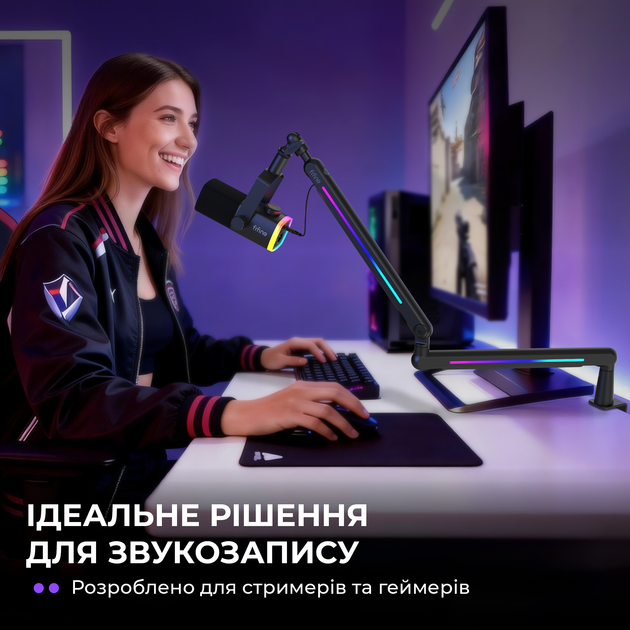 Стойка пантограф Fifine BM88PRO RGB Black - Фото 12 Стойка пантограф Fifine BM88PRO RGB Black - изображение 12
