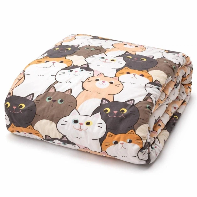Комплект постельного белья Бязь Meow Family 143х210 см - Фото 3 Комплект постельного белья Бязь Meow Family 143х210 см - изображение 3
