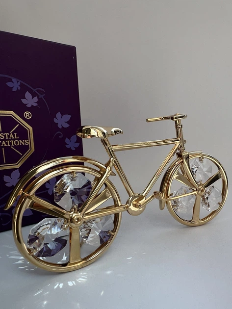 Фигурка с камнями Swarovski Велосипед 11х6,5 см 160380 - изображение 4