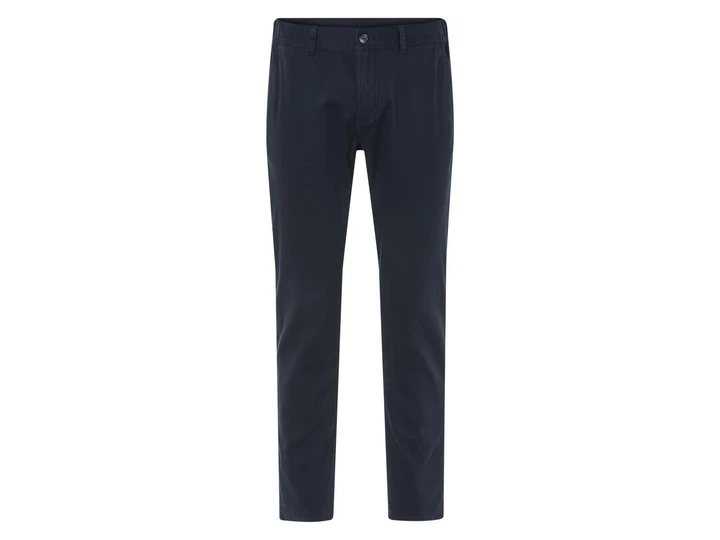 Чоловічі штани чиноси Livergy Slim Fit, синій, xl - изображение 3