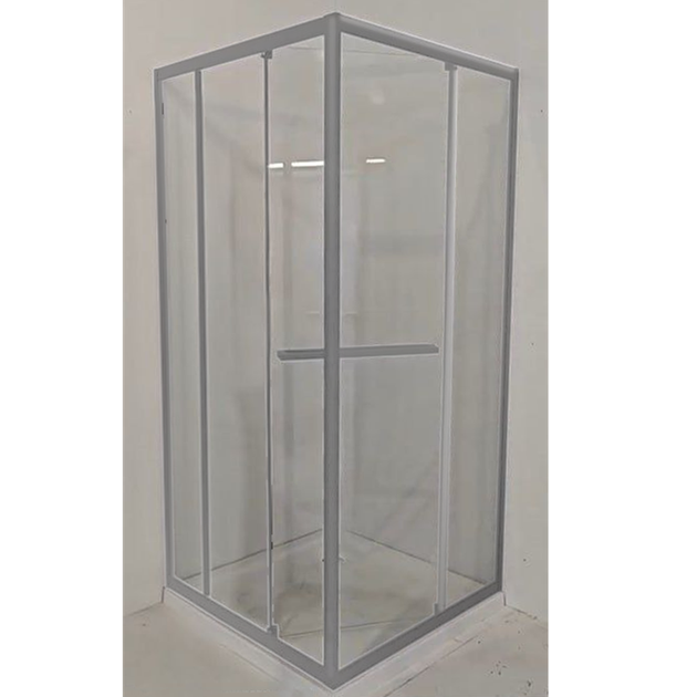 Душевая кабина с низким поддоном Mixxus Style SCT01-90x90x200-TR Chrome прозрачное стекло 6мм (MI8433) - изображение 9