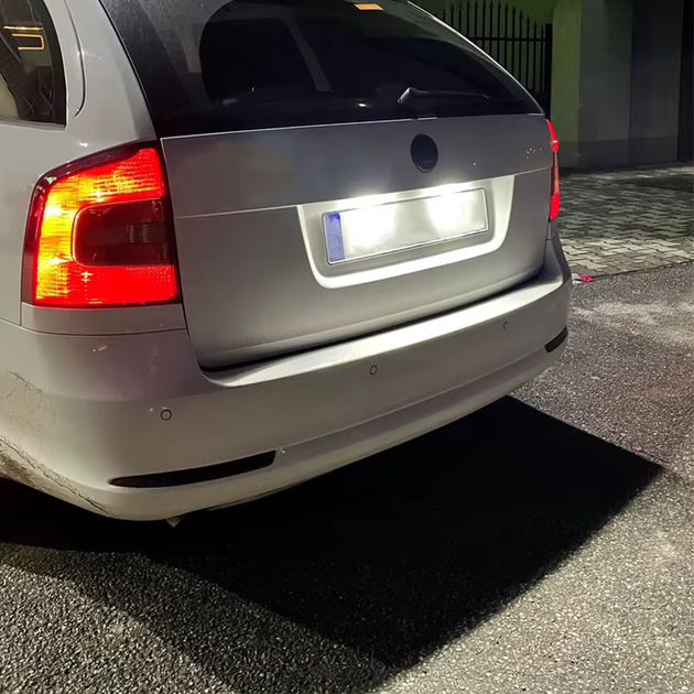 Подсветка номера Skoda Octavia А5 / Roomster 5J - изображение 5