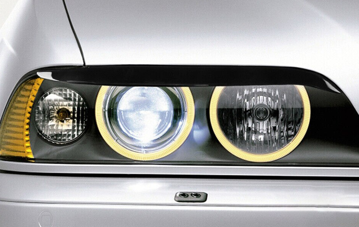 Реснички (накладки фар) BMW E39 черный глянец - изображение 10