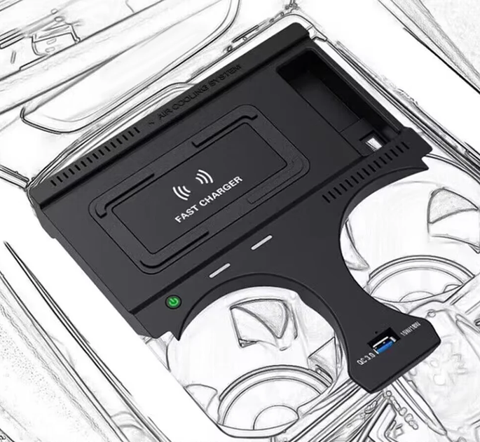 Бездротова автомобільна зарядка BMW X3 G01, X4 G02 (2018-2022) - зображення 2