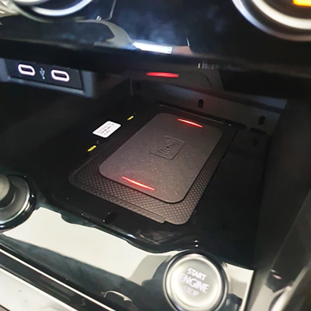 Бездротова автомобільна зарядка Volkswagen Jetta MK7 T-Cross T-roc Teramont - зображення 8
