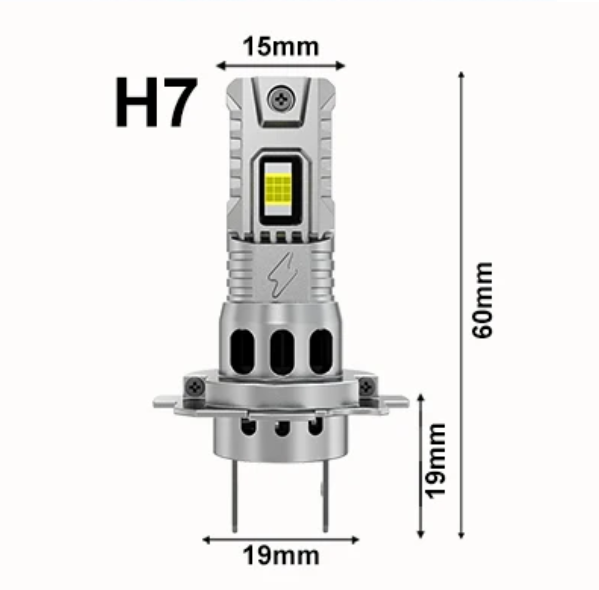 Комплект светодиодных лампочек H7 (18 светодиодов) - изображение 3