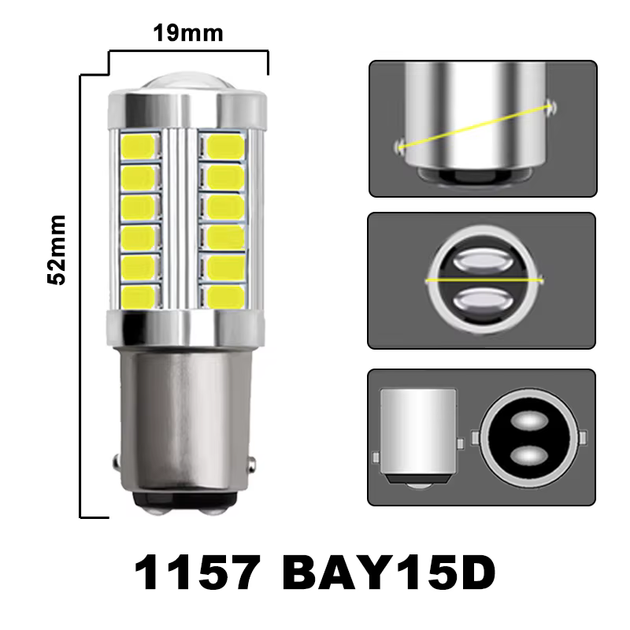 Светодиодные лампочки 1157 BAY15D P21/5W - изображение 3