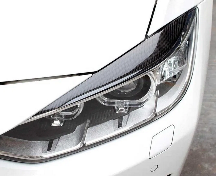 Карбоновые накладки на фары (реснички) BMW F30 / F34 - изображение 7