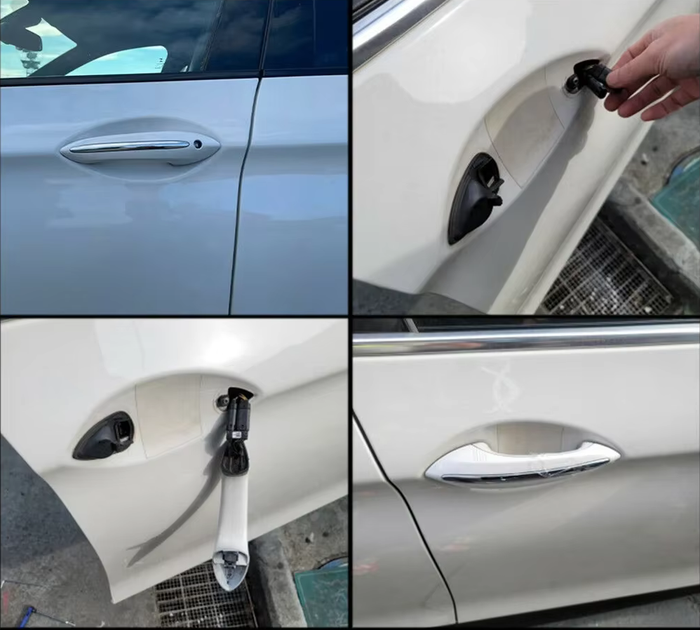 Наружная ручка водителя BMW F07 F10 F06 F12 F13 F01 F02 F03 F04 белая - изображение 7