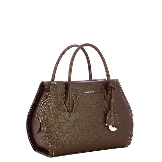 Torebka crossbody damska ze skóry naturalnej Coccinelle Coccinellelord E1EUF180160 W97 Brązowa (800070350955) - obraz 2