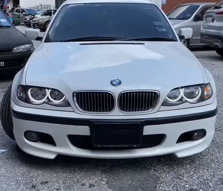 Ангельські очі BMW E46 білі для фар без лінз (2002-2005) - Фото 10 Ангельські очі BMW E46 білі для фар без лінз (2002-2005) - зображення 10