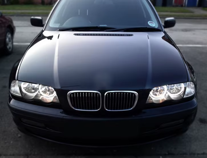 Ангельські очі BMW E46 білі для фар без лінз (1998-2001) - зображення 10