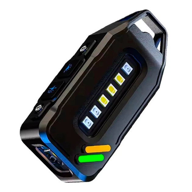Фонарь брелок YEMAO YM-M02X XTE, 5SMD RGB, Li-Ion аккумулятор, ЗУ