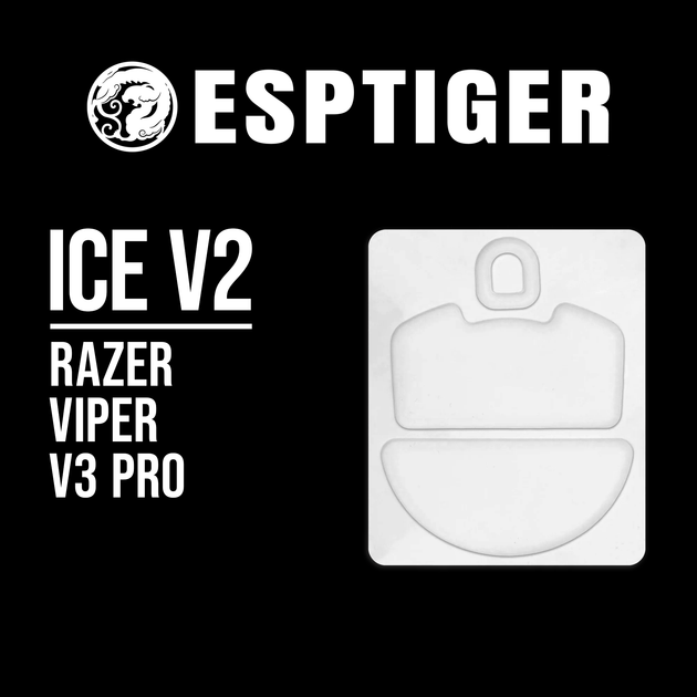 Глайди ESPTiger ICE V2 для миші Razer Viper V3 Pro - Фото 1 Глайди ESPTiger ICE V2 для миші Razer Viper V3 Pro - зображення 1