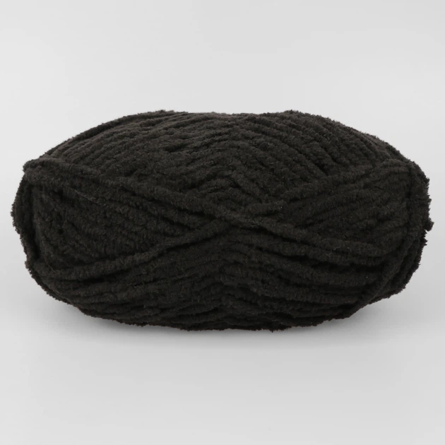 Alize Softy Plus, Графіт №1060 - плюшева товста пряжа, 100г/120м, Алізе Софті Плюс для в'язання пледів, іграшок, дитячого одягу - зображення 3