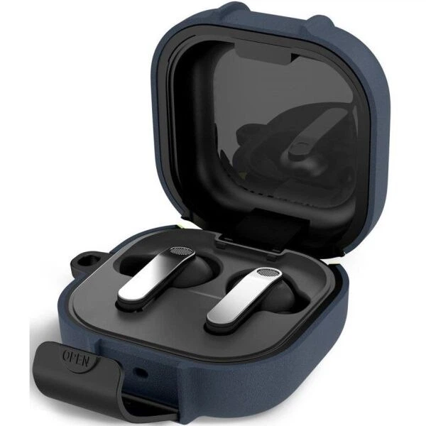 Защитный чехол Tech-Protect Slim Hook для Samsung Galaxy Buds 4 / Buds 4 Pro - Fluffy Blue - изображение 2
