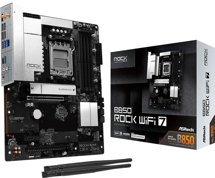 Материнська плата ASRock B850 Rock Wi-Fi 7 (sAM5, AMD B850, PCI-Ex16) - зображення 5