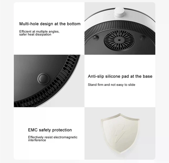 Індукційна плита MiJia N1 Induction Cooker 2100 Вт, 8 рівнів захисту - изображение 7