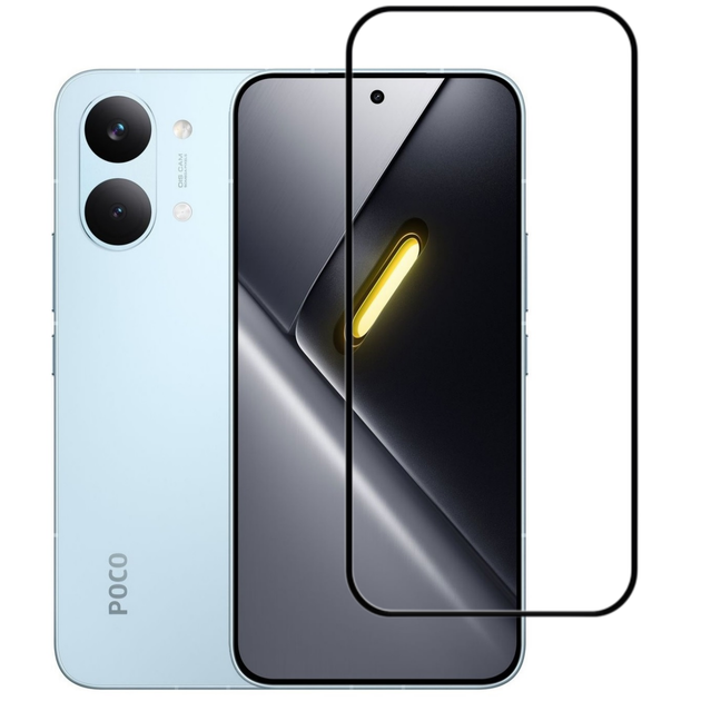 Захисне скло TDG 9D для Poco X8 Pro Max повне проклеювання чорний - Фото 1 Захисне скло TDG 9D для Poco X8 Pro Max повне проклеювання чорний - зображення 1
