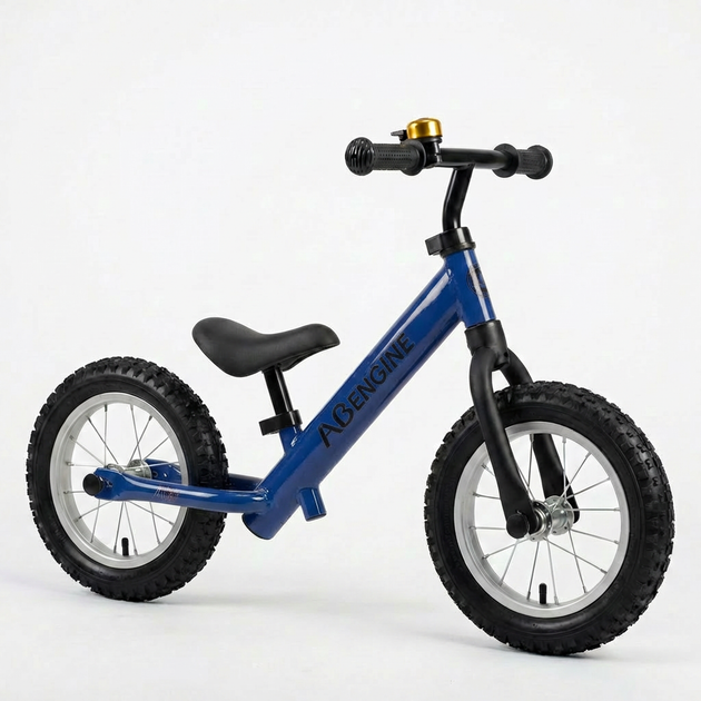 Беговел детский велобег SP-Sport Nimble 557 с звоночком и насосом Blue-Black (от 1,5 лет) - изображение 4