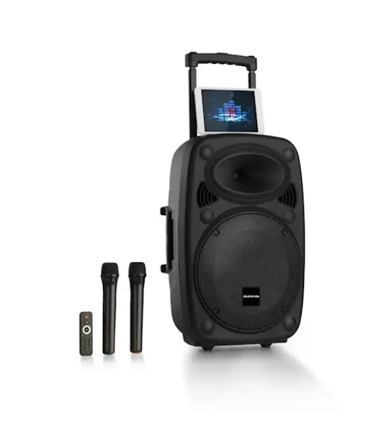 Мобильная акустическая система Auna Streetstar 2.0 15" с Bluetooth, USB, SD и УВЧ микрофонами - изображение 2