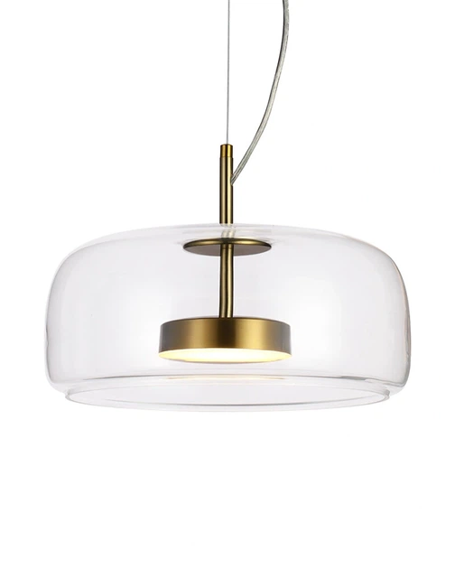 Подвесной светильник, люстра Italux PND-17760B-BRSS-CL Caste LED 1x10W 3000K 850Lm IP20 золотой - изображение 3