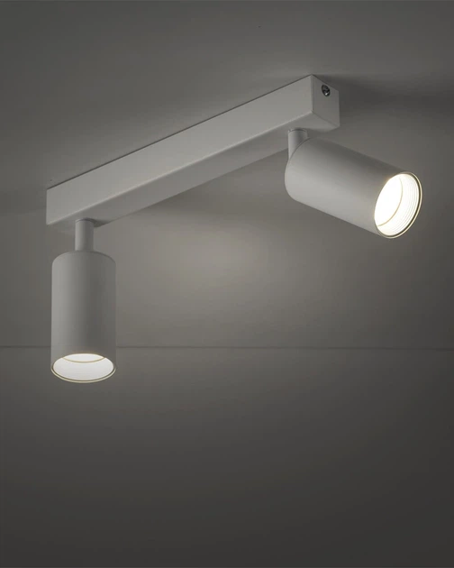 Світильник поворотний, спот TK Lighting 10795 Amis GU10 2x10W IP20 білий - зображення 2