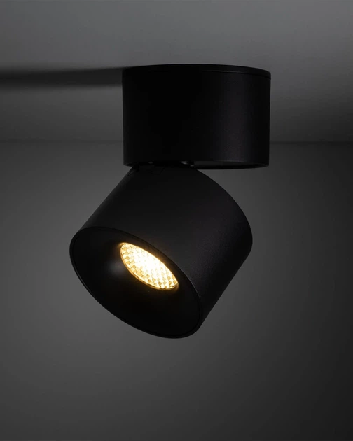 Світильник поворотний, спот TK Lighting 18163 Spark LED 1x10W 3000K/4000K/6000K 639Lm IP20 чорний - зображення 3