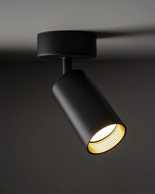 Світильник поворотний, спот TK Lighting 10793 Amis GU10 1x10W IP20 чорний - зображення 2