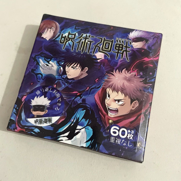 Набор наклейок Jujutsu Kaisen стікери наліпки 60 шт Магічна битва - зображення 3