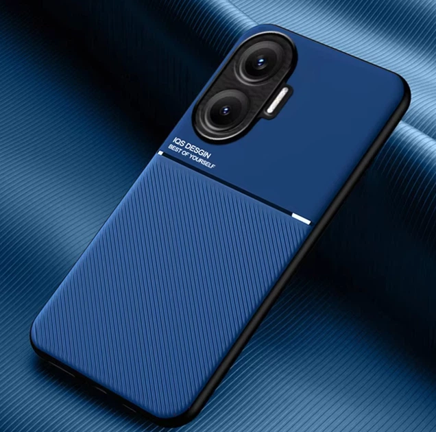 Силиконовый чехол IQS Design для Xiaomi Poco F7 Синий - Фото 1 Силиконовый чехол IQS Design для Xiaomi Poco F7 Синий - изображение 1