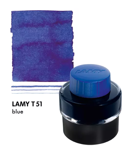 Чорнила Lamy T51 Сині 30 мл (4014519422839) - Фото 2 Чорнила Lamy T51 Сині 30 мл (4014519422839) - зображення 2