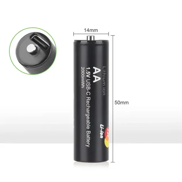 Акумулятор Soshine R6 AA-1,5В 1335mWh Li-Ion - изображение 4