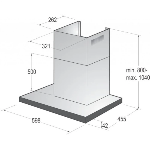 Вытяжка кухонная Gorenje WHT6SYB Gorenje WHT6SYB 1040851 - Фото 5 Вытяжка кухонная Gorenje WHT6SYB Gorenje WHT6SYB 1040851 - изображение 5