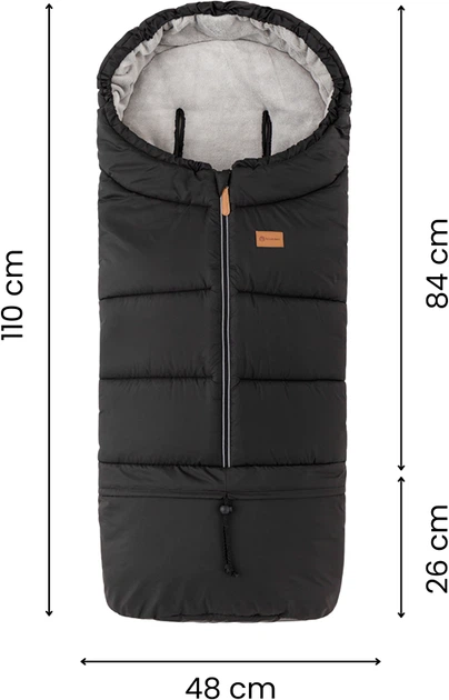 Конверт для коляски Petite&Mars Jibot 3in1 сірий (8595640905034) - зображення 2