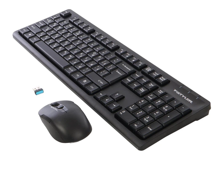 Комплект (клавіатура, миша) бездротовий A4Tech FG1200 Black ( 28268 ) - изображение 3