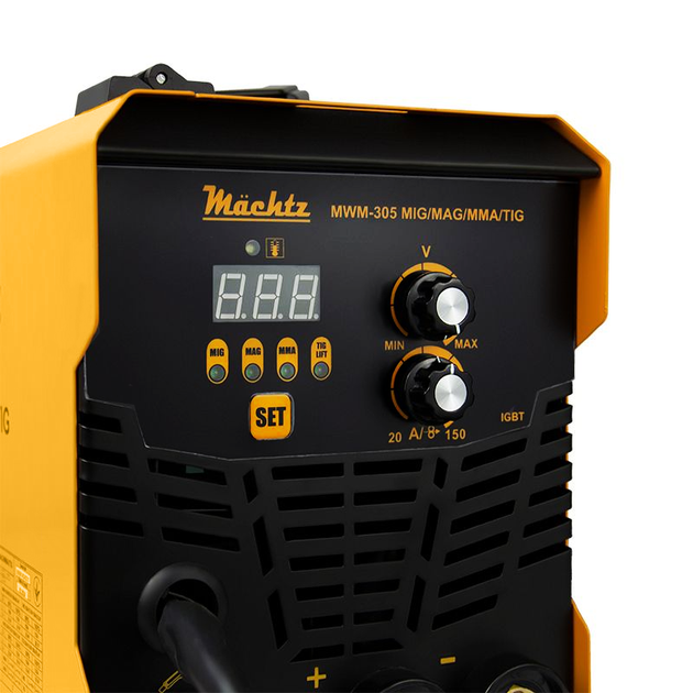 Сварочный аппарат Mächtz MWM‑305 MIG/MAG/MMA/TIG, полуавтомат 4 в 1 - изображение 6