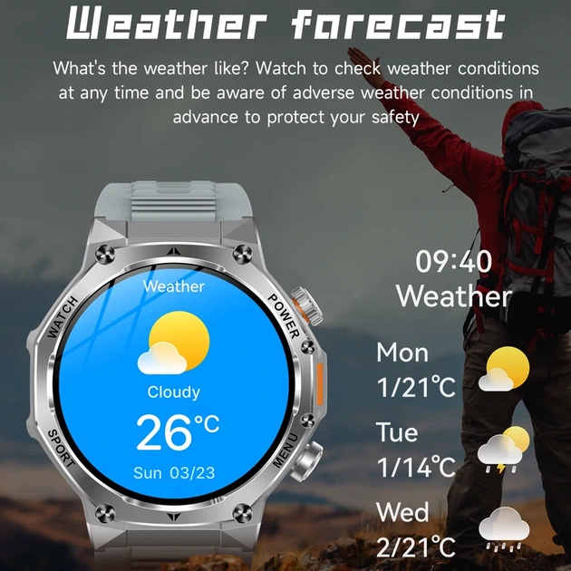 Розумний смарт годинник Smart Surf X Pro Silver Steel, 2 ремінці - изображение 5