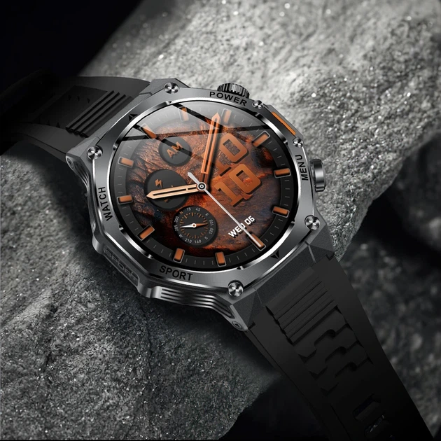 Розумний смарт годинник Smart Surf X Pro Black Rubber, 2 ремінці - изображение 11
