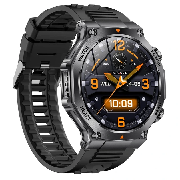 Розумний смарт годинник Smart Mevaden Ultra Rubber, 2 ремінці - изображение 3