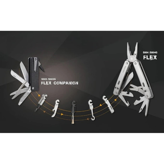 Мультитул Roxon Flex Companion S503G зелений - Фото 14 Мультитул Roxon Flex Companion S503G зелений - изображение 14