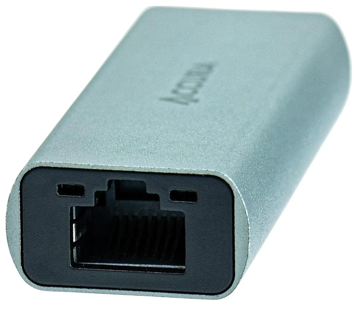 Мережвий адаптер Accura USB-C - RJ-45 Silver (ACC2334) - Фото 3 Мережвий адаптер Accura USB-C - RJ-45 Silver (ACC2334) - зображення 3