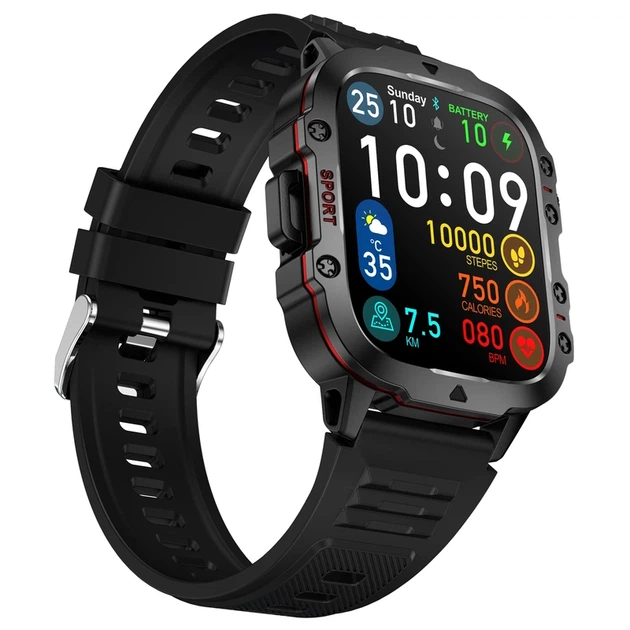 Розумний смарт годинник Smart Expert Nano Rubber, 2 ремінці - Фото 5 Розумний смарт годинник Smart Expert Nano Rubber, 2 ремінці - зображення 5