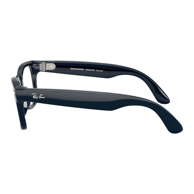 Смарт-очки Ray-Ban Meta Wayfarer Gen 2 Shiny Cosmic Blue/Clear Sapphire (RW4012 6628/MF 50-23) - зображення 5